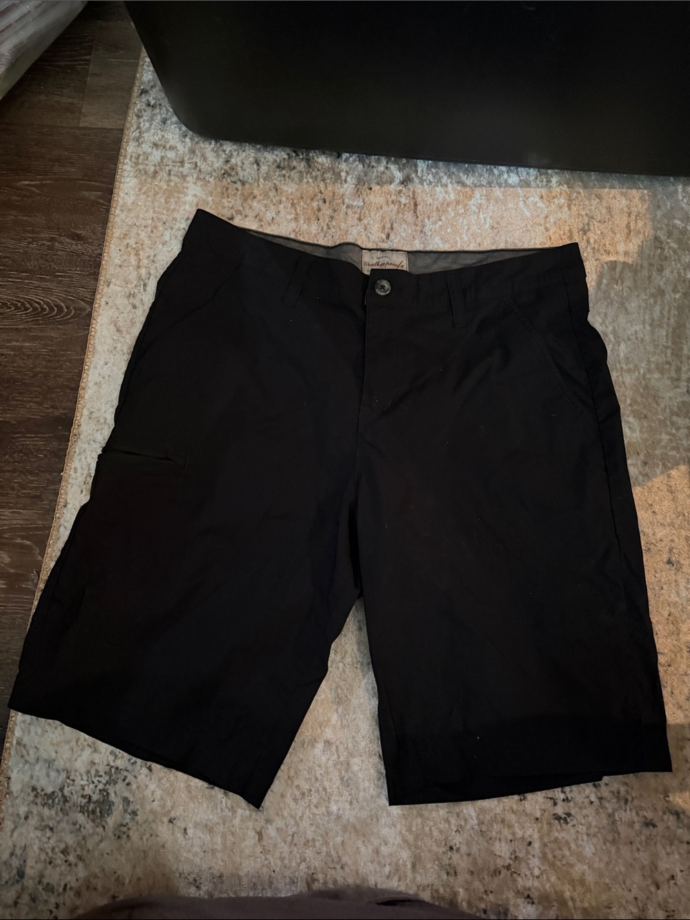 Weatherproof Black Men's Hybrid Shorts